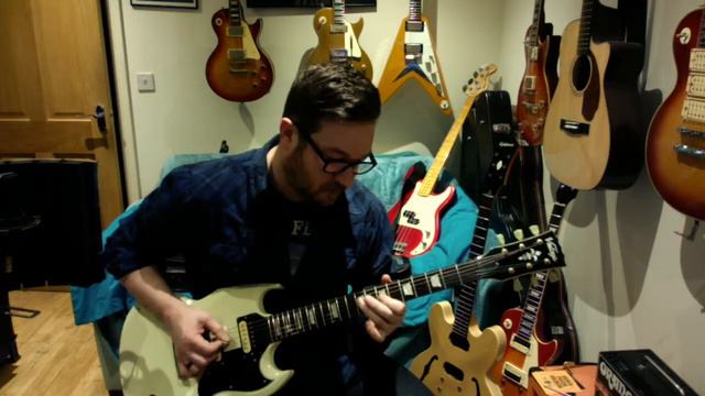 Vintage VS6 SG Copy Upgraded PuPs with Alt. wiring смотреть онлайн