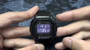 G Shock GMW-B5000GD-1  Full Metal  โลหะทั้งเรือน หล่อมาก #GMWB5000