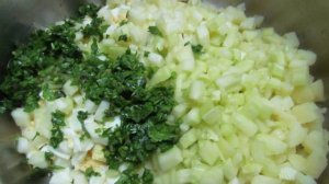 Окрошка со сладкой горчицей