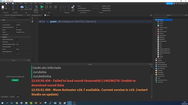 Curso Roblox Script - Noob ao Pro - Ep.11 - Arrays смотреть онлайн