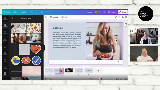Creating branded course assets using Canva - Rebecca Flint смотреть онлайн