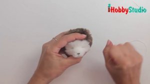 Утяжка мордочки. Подробный мастер-класс по оформлению игрушки Тедди