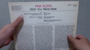 Обзор и сравнение пластинок Pink Floyd - Wish You Were Here