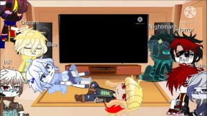 Sans AUs react to fandoms, FT. Vanny (Short)(1/2)// FNAF Security Breach//Read description