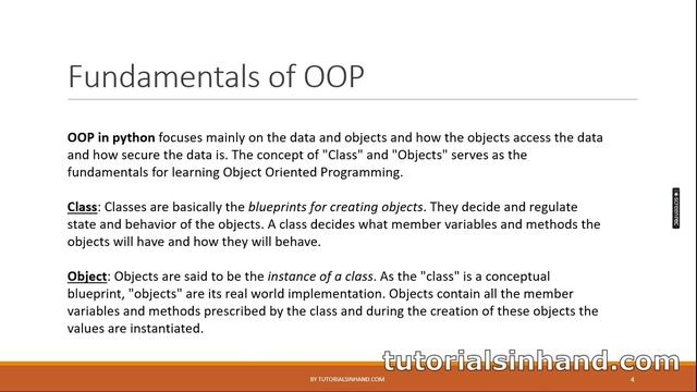 object oriented programming python | Explained with examples #pythonforbeginners #pythontutorial