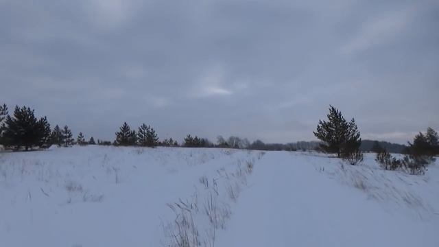 Проверка большого путика на снегоходе. смотреть онлайн