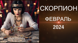 СКОРПИОН ♏ТАРО на ФЕВРАЛЬ 2024. НАСТАЛ ВАШ ЗВЕЗДНЫЙ ЧАС! ⭐