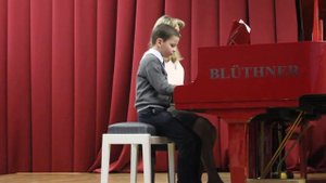 Светит месяц - фортепиано в четыре руки. Русская народная песня.