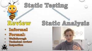 Статическое и динамическое тестирование. Типы статического тестировани . Static VS Dynamic testing