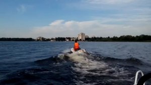 Yamaha Marine Jet 650 T, Липецк, река Воронеж. Сын снова дорвался