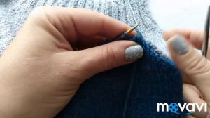 Вязание.  Карман на современный лад. Мк. //Knitting. MK.