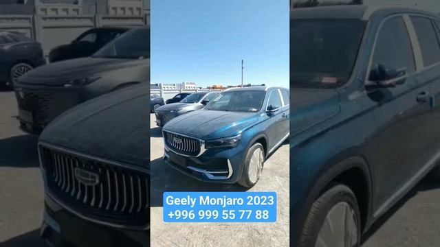 Geely Monjaro. Зелёный салон