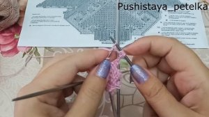 МК Квадратная скатерть/Обучающее видео для начинающих/Вязание спицами/ с 1 по 20 ряд/часть 1