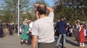 Падеспань в Парке им.Горького, День Победы, www.rpu-dance.ru