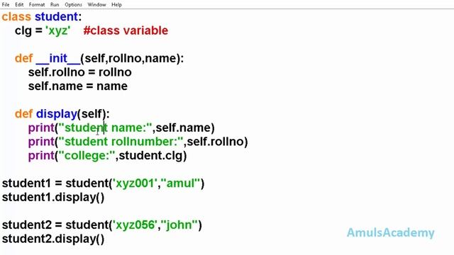 Python Programming Tutorial - Class and Instance Variables