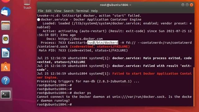 [LESSON]How to Install Docker on Ubuntu and Docker Startup Failure