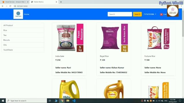 E-commerce website Overview in django Part-1 || Python world || Django || Python смотреть онлайн