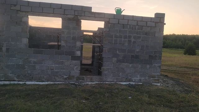 Строим стены. Делаем пескобетонные блоки