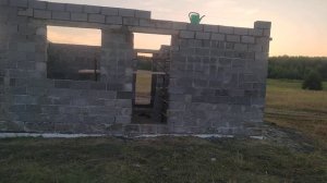 Строим стены. Делаем пескобетонные блоки