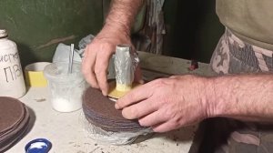 Как склеить полировочный круг
