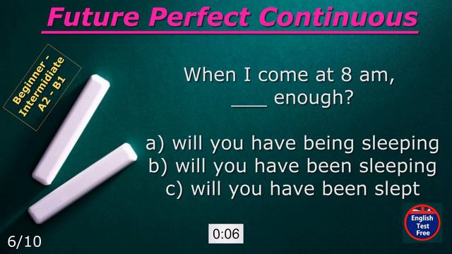 #quiz #grammar Future Perfect Continuous #future #perfect #continuous #tense