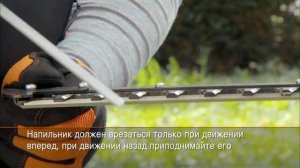 Электрические мотоножницы STIHL, заточка режущих ножей