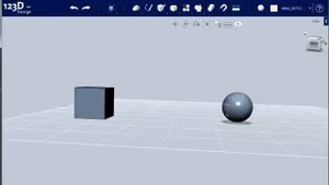 Знакомство с интерфейсом. Autodesk 123D Design