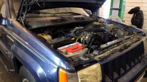 Промывка форсунок , чистка бензобака Jeep Grand Cheeroke