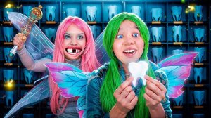 Bad Tooth Fairy and Good Tooth Fairy! Tooth fairy in real life!