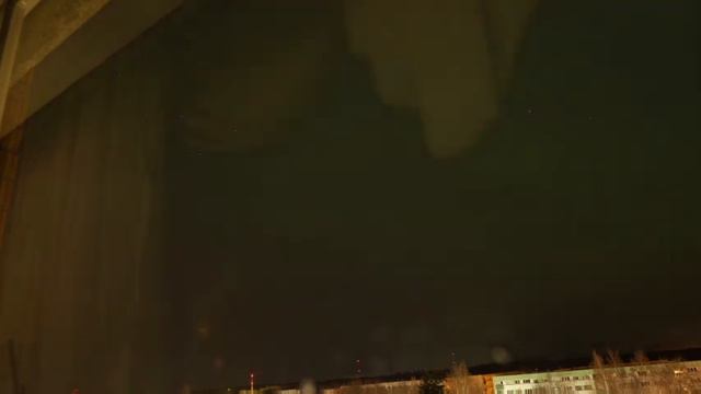 северное сияние с балкона (эстония Кохтла-Ярве) 23-24.04.2023 смотреть онлайн