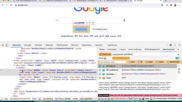 SelectorsHub: The Very First Relative cssSelector Tool | CSS Selector Editor | TimeSaver