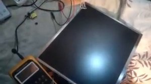 BR886A Тест CCFL ламп прямо в панели TFT монитора