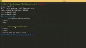 How to Stash chunk of code - Hindi / Urdu Tutorial [#5]