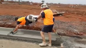 Новый способ укладки бордюра