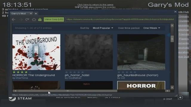 Как скачать хоррор карту в Garry's Mod ?? смотреть онлайн