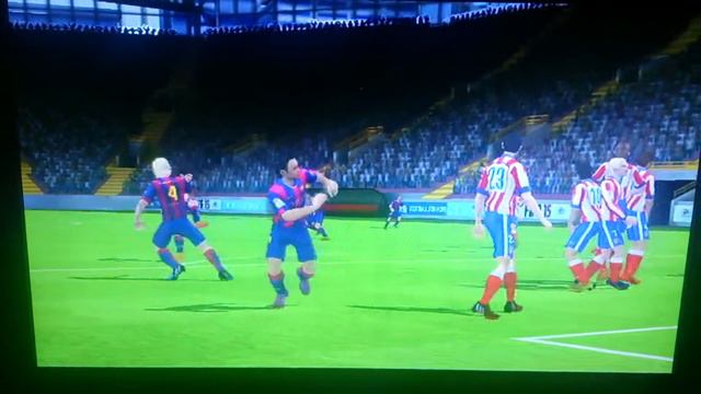 Gol de Messi al Atlético de Madrid (FIFA 15 wii) смотреть онлайн