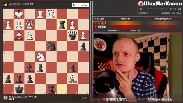 #1597 ПОЙМАЕМ ЛИ РЫБКУ В МУТНОЙ ВОДИЧКЕ ШАХМАТЫ БЛИЦ смотреть онлайн