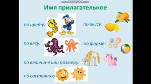 Видеоурок имя прилагательное.2 класс