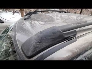 LADA GRANTA FL Снимаем рейлинги и багажник на зиму смотрим потертости на крыше