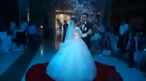 Танец молодых. Спецэффекты. Свадьба. Дым, снег