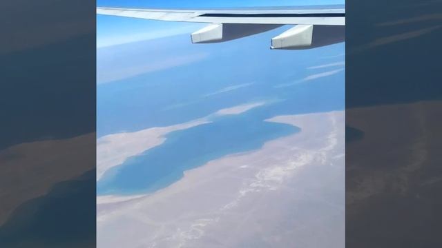 под крылом самолёта... хургада.