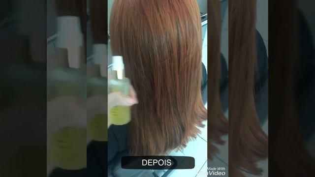 Antes e depois ruivo 8.44 + 0.3 mix Vloss Professional