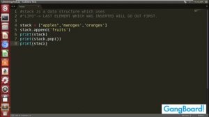 Python Stack | Python Tutorial For Beginners