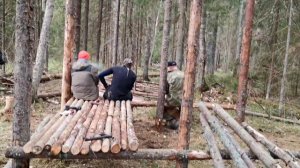 ЛЕСНАЯ ИЗБА. Строительство лесного дома / PROхоту