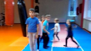 Дети 4-10 лет. Игра на построение "Круг, Линия, Колонна". 03.10.16 Даяна Ерёмина