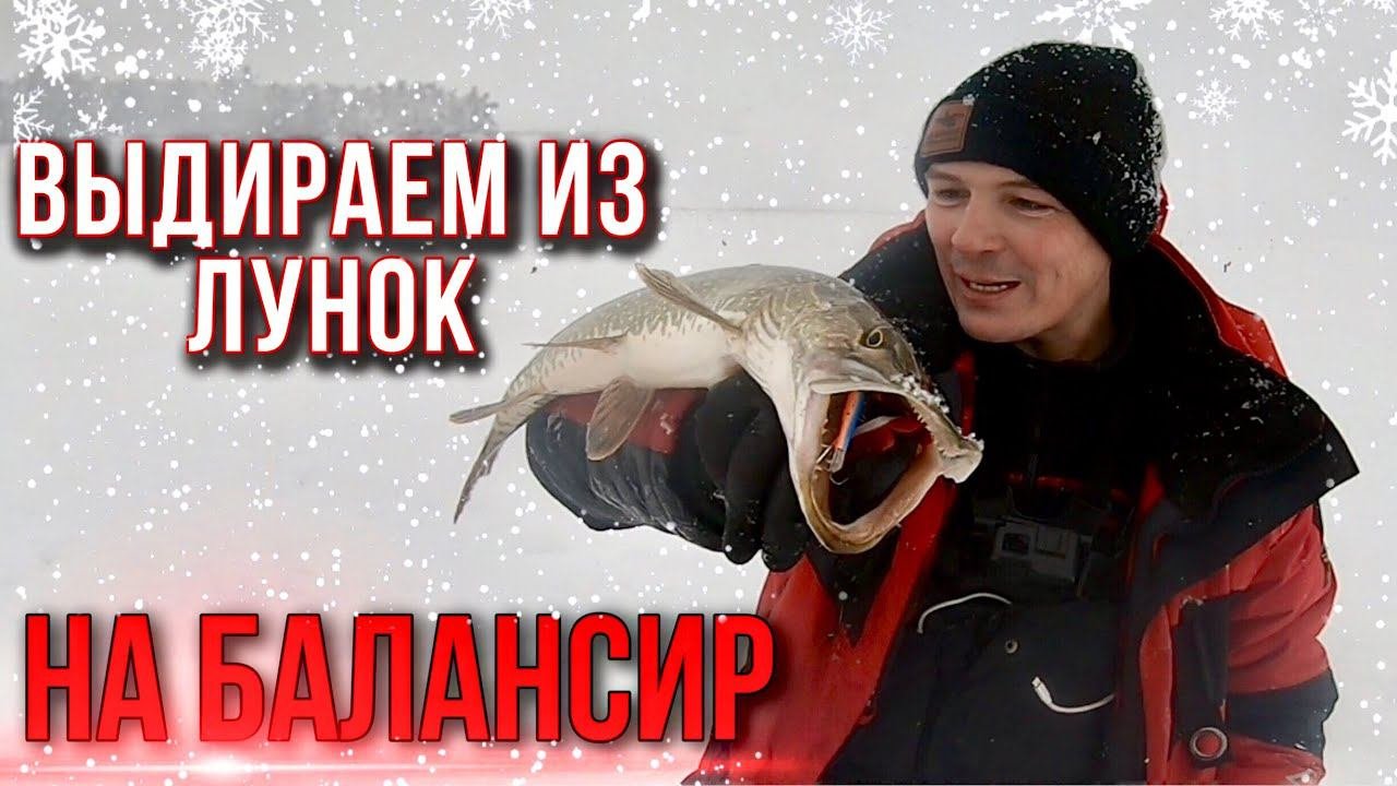 НЕ УЙДЁШЬ! ОПУСТИЛ БАЛАНСИР В ЛУНКУ И БАБАХ! #щука #окунь #рыбалка