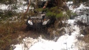 покатушки на квадроцикле и рыбалка за 15 минут