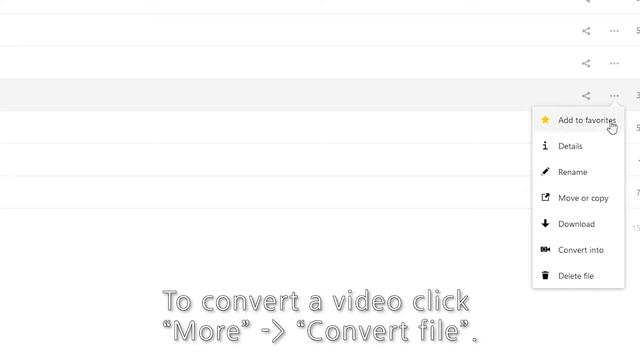 How to use Video converter app in Nextcloud