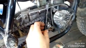 Реечный выжим сцепления на Минчик