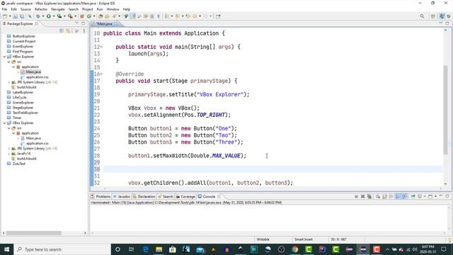 VBox | JavaFX GUI Tutorial for Beginners